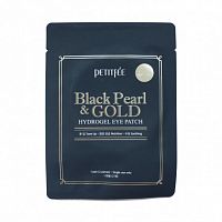 Патчи PETITFEE BLACK PEARL & GOLD HYDROGEL EYE PATCH 