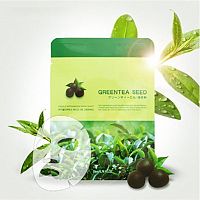 FarmStay Visible Difference Mask Sheet Greentea Seed – маска тканевая с экстрактом зеленого чая.