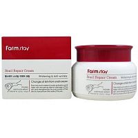 Farm Stay Snail Repair Cream Brightening & Anti-Wrinkle  - Восстанавливающий крем с муцином улитки
